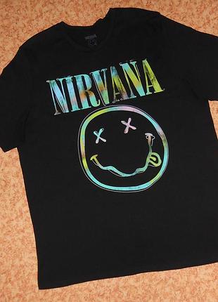 Футболка nirvana/рок мерч