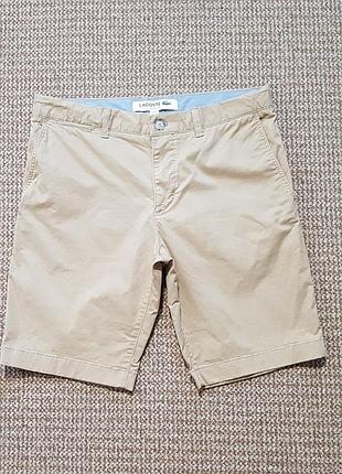 Lacoste шорты бермуды slim fit оригинал (w33 - m-l)