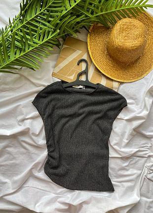 Жіночий фактурний топ pull&bear