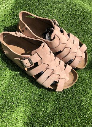 #b10 40р-26 см. birkenstock босоніжки сандалі. шкіра. оригінал.