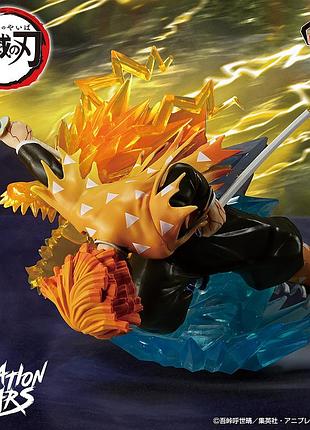 Фігурка зеніцу агацума клинок що знищує демонів | demon slayer zenitsu agatsuma banpresto 12 см оригінал