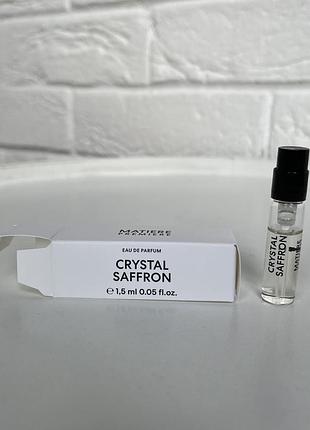 Crystal saffron matiere premiere пробник