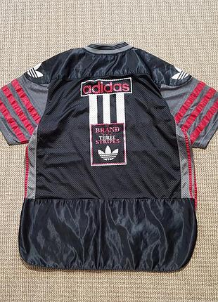 Adidas y2k футболка джерси oversized винтажная оригинал (l)