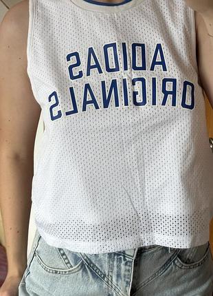 Сітчаста майка adidas originals