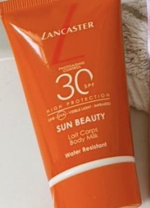 Сонцезахисне молочко для тіла lancaster sun beauty body milk