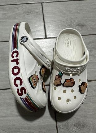 Crocs крокси дитячі з джибітсами капібара