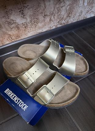 Жіночі birkenstock arizona золотого кольору 38 розмір