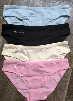 Изысканные хлопковые трусики, набор s,м,l,xl obrana/anabel arto