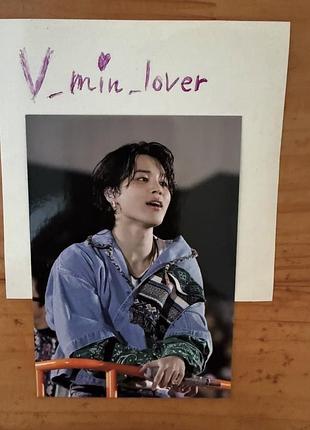 Bts jimin hybe insight permission to dance on stage mini photo card чімін карта мерч бтс