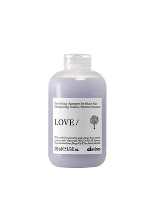 Love smoothing шампунь davines