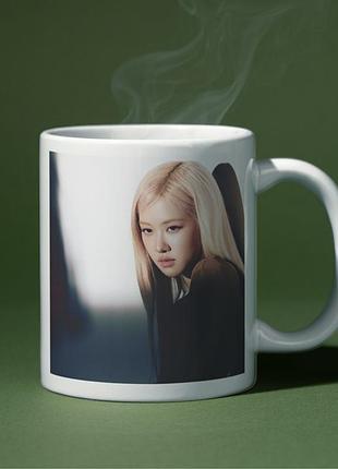 Кружка роза rosé пак чейон блек пінк black pink (31315)
