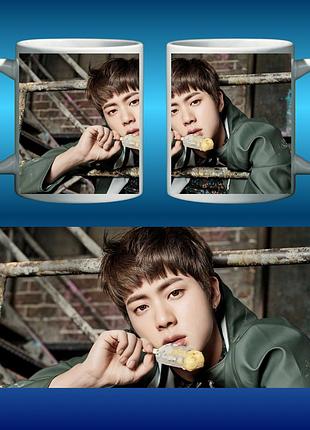 Кружка джин бтс jin bts (31246)