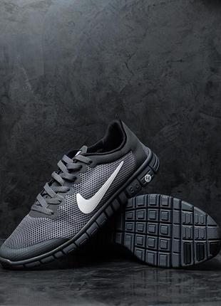 Кросівки чоловічі nike free run 3.0 v2 grey white