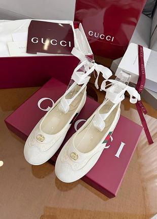 Балетки gucci 12-14 робочих днів