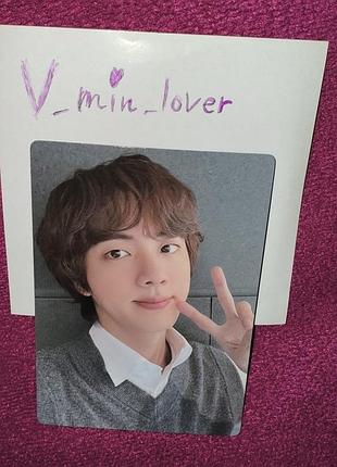 Bts jin membership офіційна колекційна карта джин мерч бтс