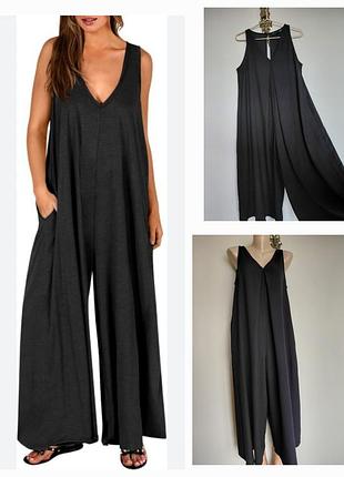 Стильный черный комбинезон,asos
