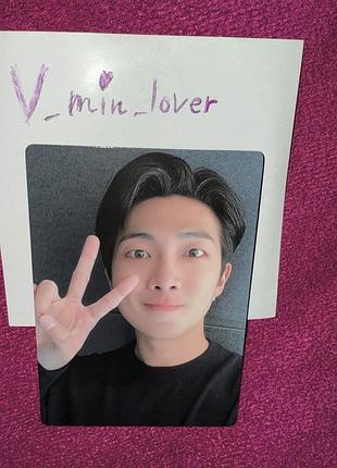 Bts rm membership офіційна карта намджун бтс мерч