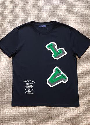 Louis vuitton футболка с махровым принтом (l-xl)