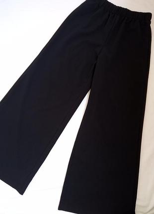 Черные женские брюки палаццо shein m