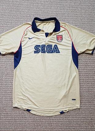 Arsenal nike 2001/2002 away jersey футболка джерси футбольная (l-xl)