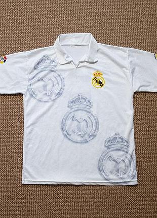 Real madrid 2001/2002 home jersey zidane футболка джерси футбольная (s)