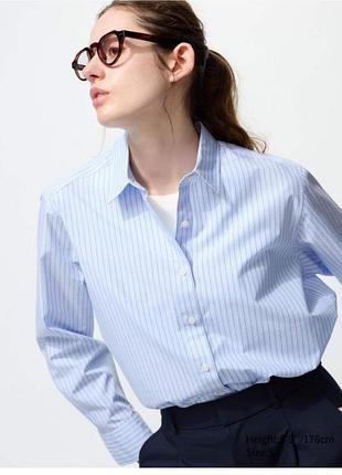 Рубашка хлопок uniqlo размер l