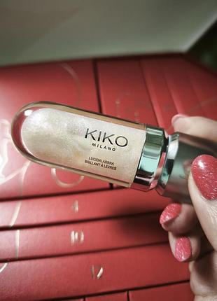 Блиск для губ kiko milano 3d hydra lipgloss snow-kissed holiday (000101-17)
