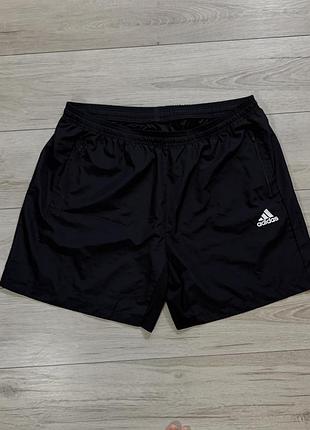 Черные спортивные шорты адедас adidas aeroready training, xxl, оригинал