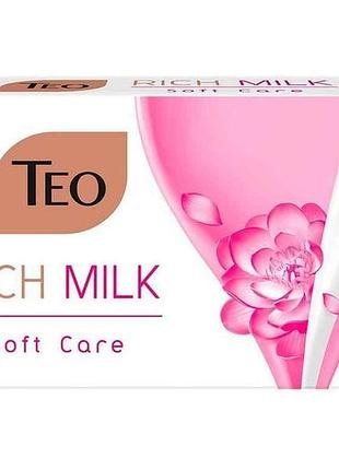 Мило туалетне 90г rich milk soft care тм teo