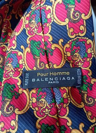 Шовкова краватка balenciaga галстук