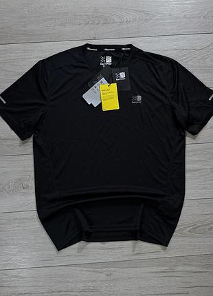 Нова чорна технологічна спортивна футболка керімор karrimor run performance, l, оригінал