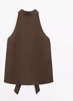 Топ massimo dutti коричневый