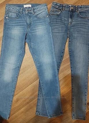 Джинси zara розмір 134, mango розмір 140