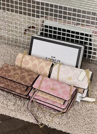 Женская сумка coach mini klare crossbody 4 цвета