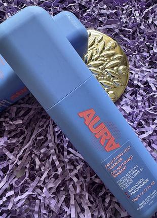 Премиальный очищающий гель с бакучиолом и ниацинамидом aura smoothing jelly cleanser 140 ml