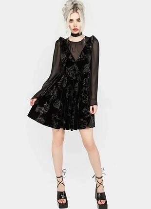 Оригінальна сукня disturbia zodiac foil print mini dress