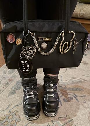 Шикарная стильная трендовая женская сумка по типу baggu bowler bag