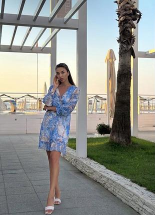 Платье сарафан шифоновое женское цветочное zara mango one by one gepur ivina vovk stimma stradivarius bershka pull&bear h&m