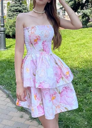Сукня в квітковий принт