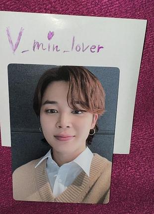 Bts jimin membership офіційна колекційна карта мерч бтс чімін