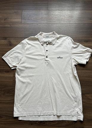 Чоловіча футболка поло stone island vintage