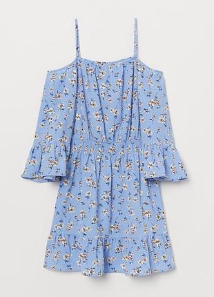Платье h&amp;m голубое