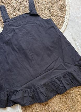 Бавовняна сукня чорна якісна 1,5-2 роки h&m