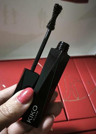 Тушь для ресниц с эффектом объема kiko milano mascara effet volume (000101-21)