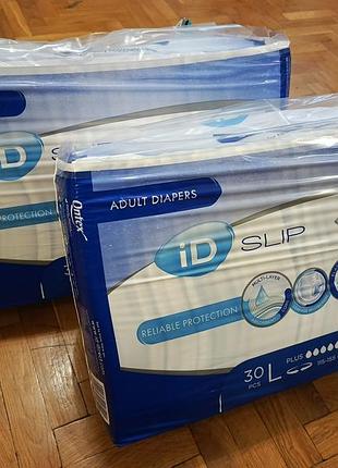Подгузники для взрослых id slip plus l