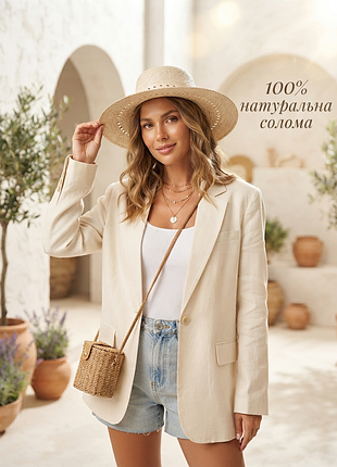 100% солома натуральна солом'яний капелюх супер легкий повітропроникний