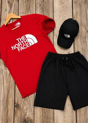 Шорти + футболка the north face спортивний костюм тнф