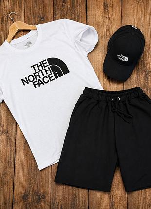 Шорти + футболка the north face спортивний костюм тнф