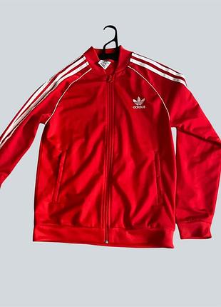 Кофта адідас adidas олімпійка, червона оригінал