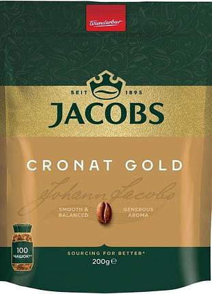 Кофе растворимый jacobs cronat gold 200 г